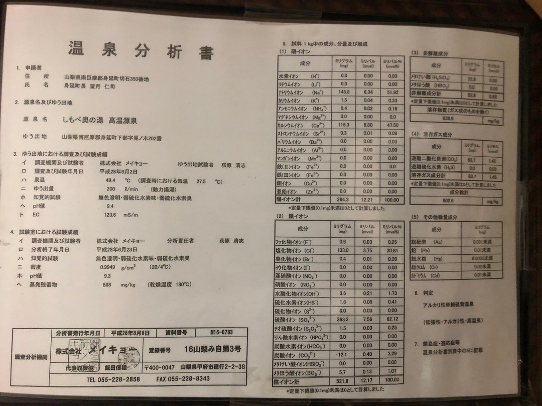 Shimobe Onsen Kaikan-身延町必去景点