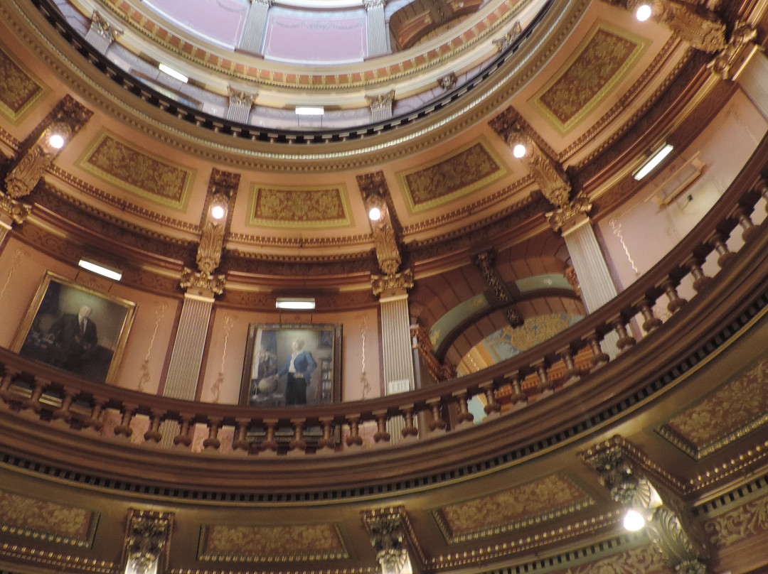 密西根州议会大厦-兰辛必去景点