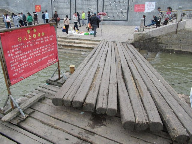 赣州浮桥-赣州市必去景点
