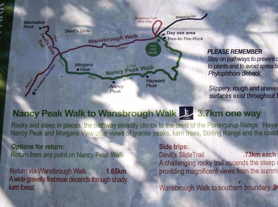 Nancy's Peak-Porongurup National Park必去景点