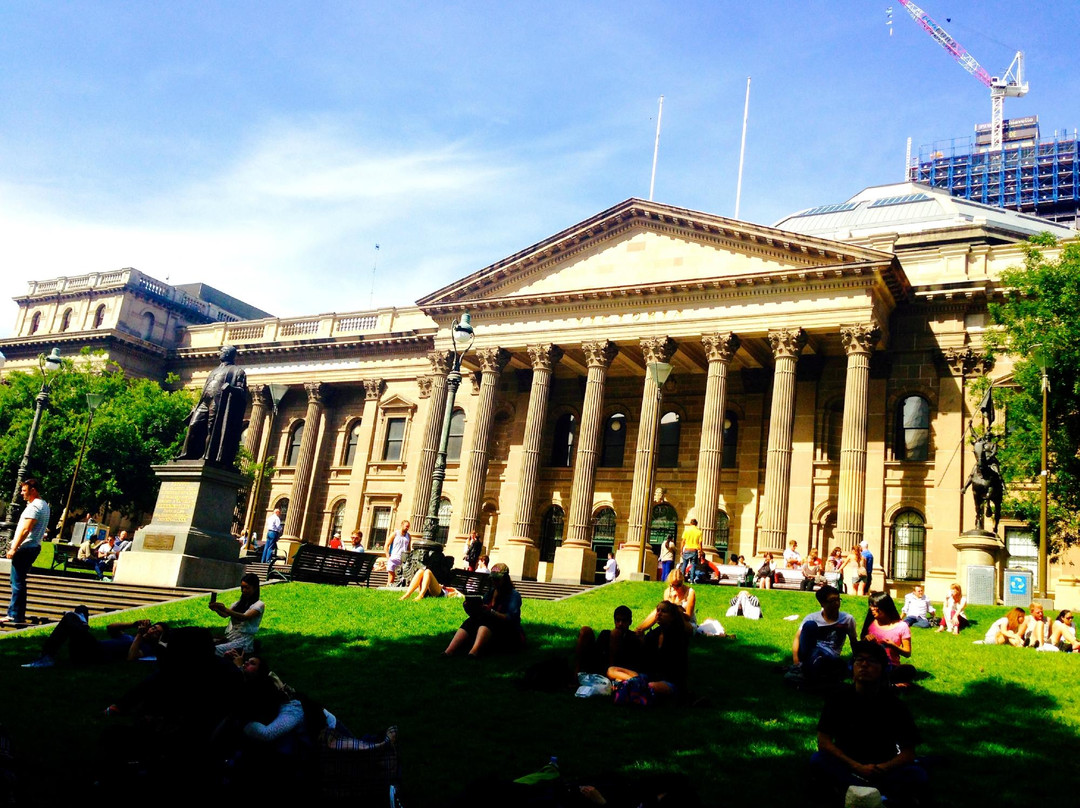 维多利亚州立图书馆-墨尔本必去景点