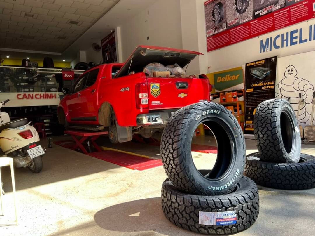 cà phê lốp ô tô tâm nguyên phát