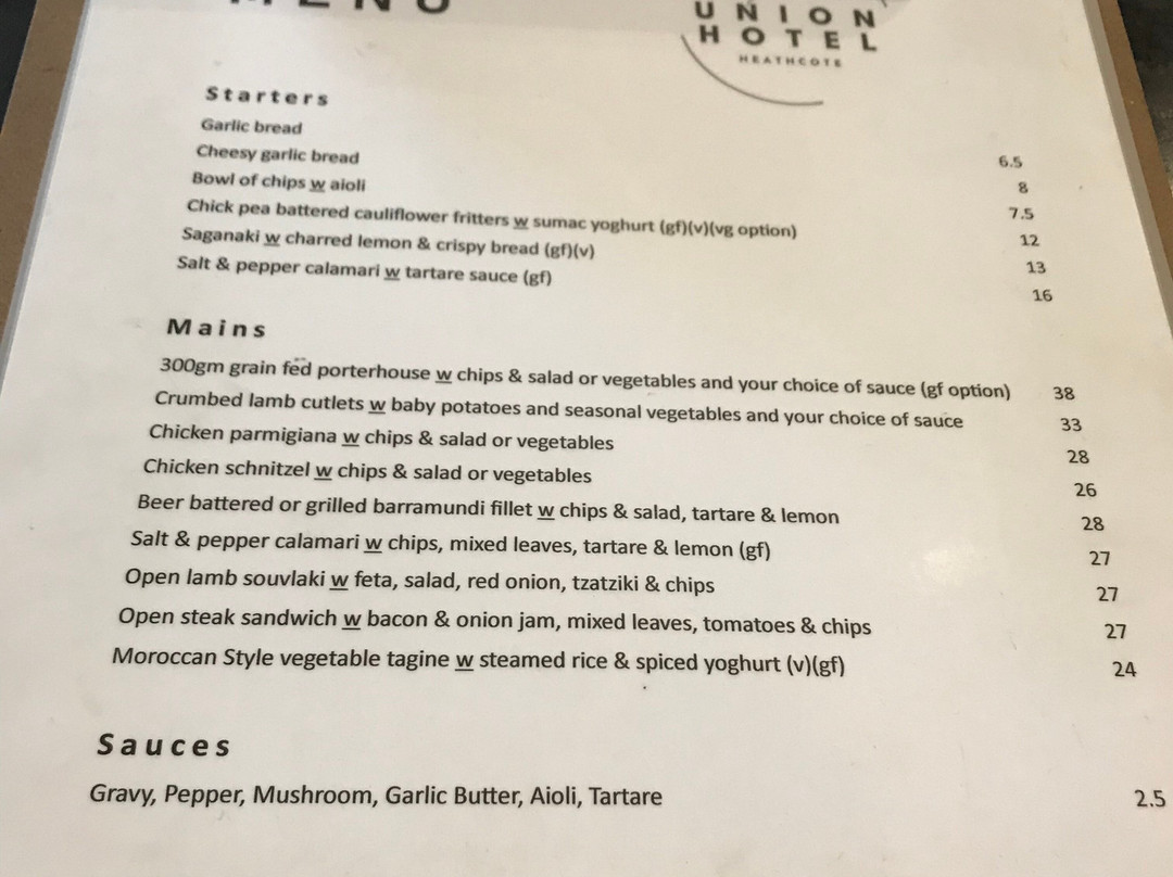 Union Hotel Heathcote主图