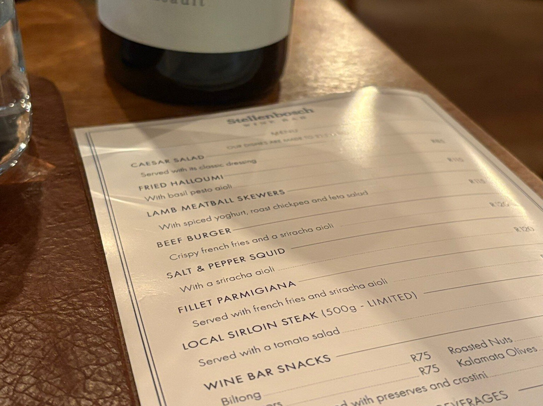 Stellenbosch Wine Bar