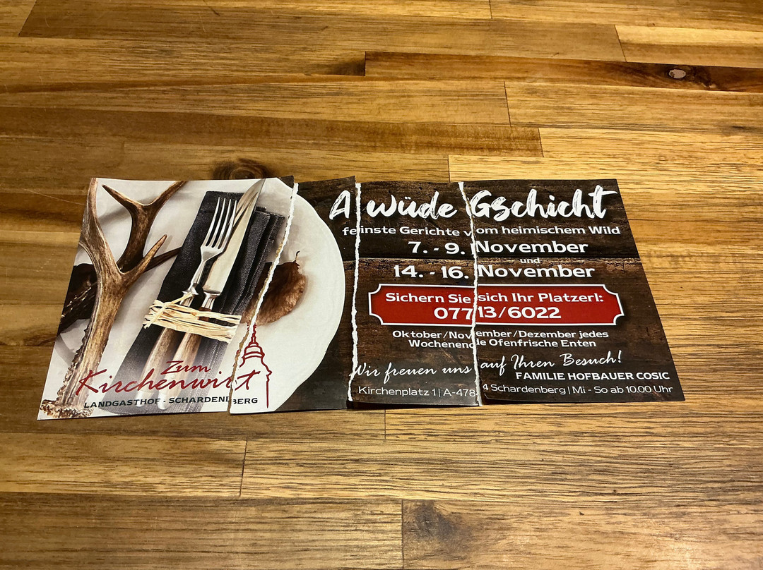 Wernstein am Inn酒店住宿-Gasthof Zum Kirchenwirt