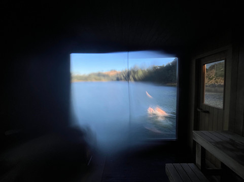 Floating Sauna Lake Derby