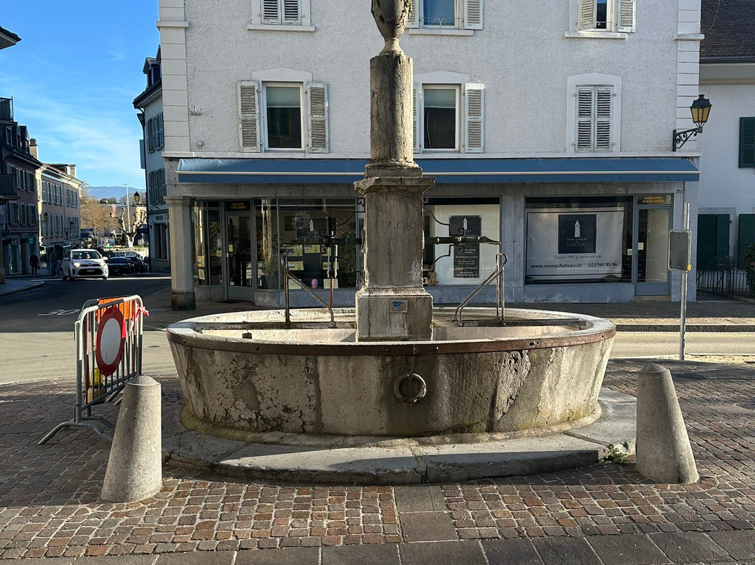 Fontaine Place du Chateau-尼永必去景点