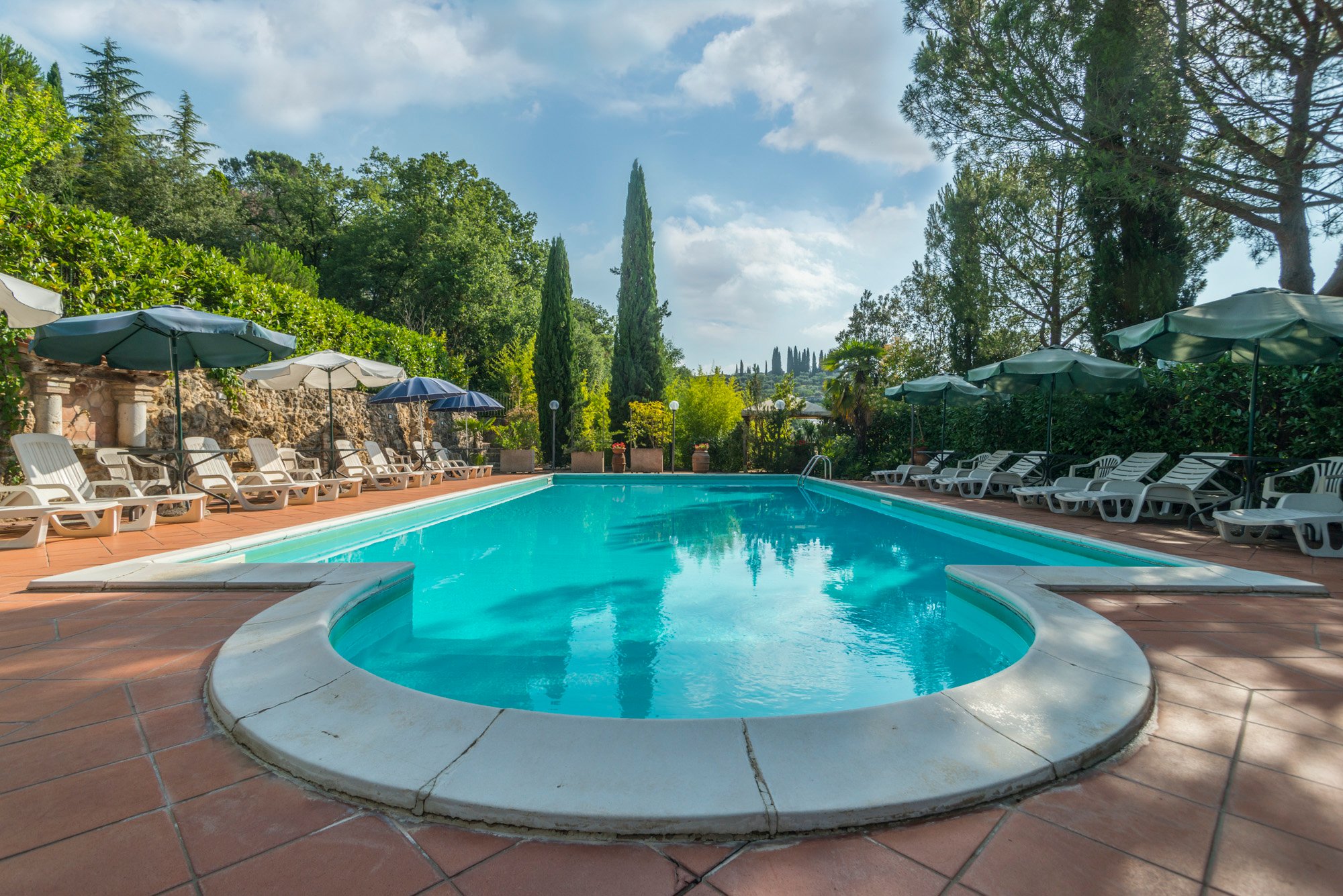 Hotel  le Rocce sas-泳池