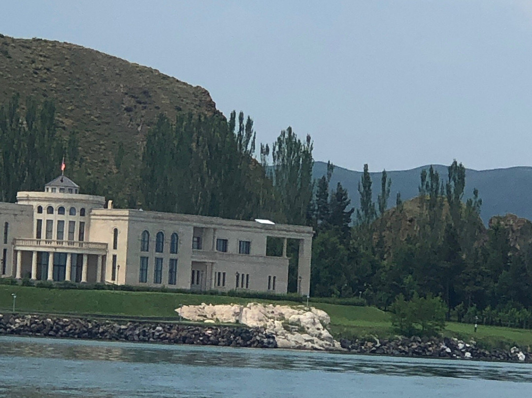 Statue of Akhtamar at Lake Sevan