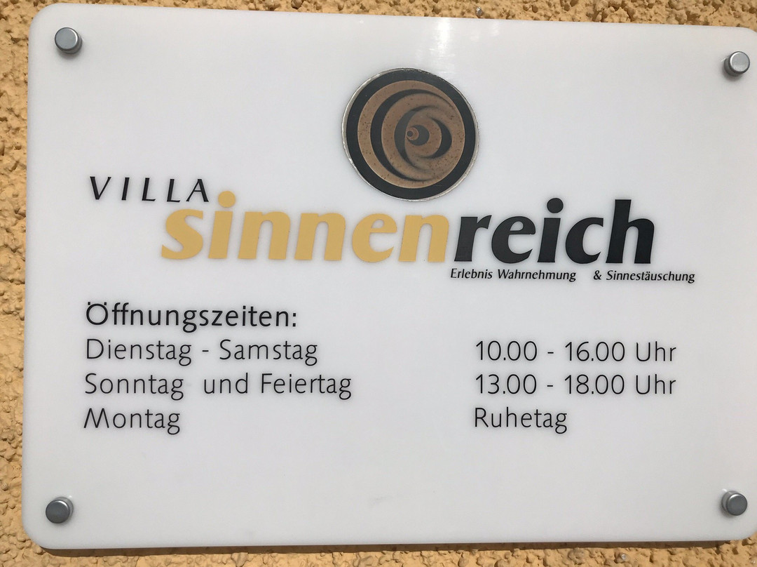 Museum der Sinne Villa Sinnenreich-Berg bei Rohrbach必去景点