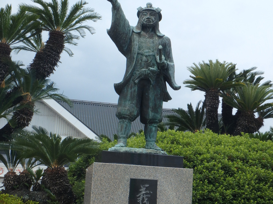 Kuranosuke Oishi Statue-赤穗市必去景点