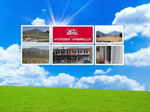 Hotel Wooden Umbrella主图