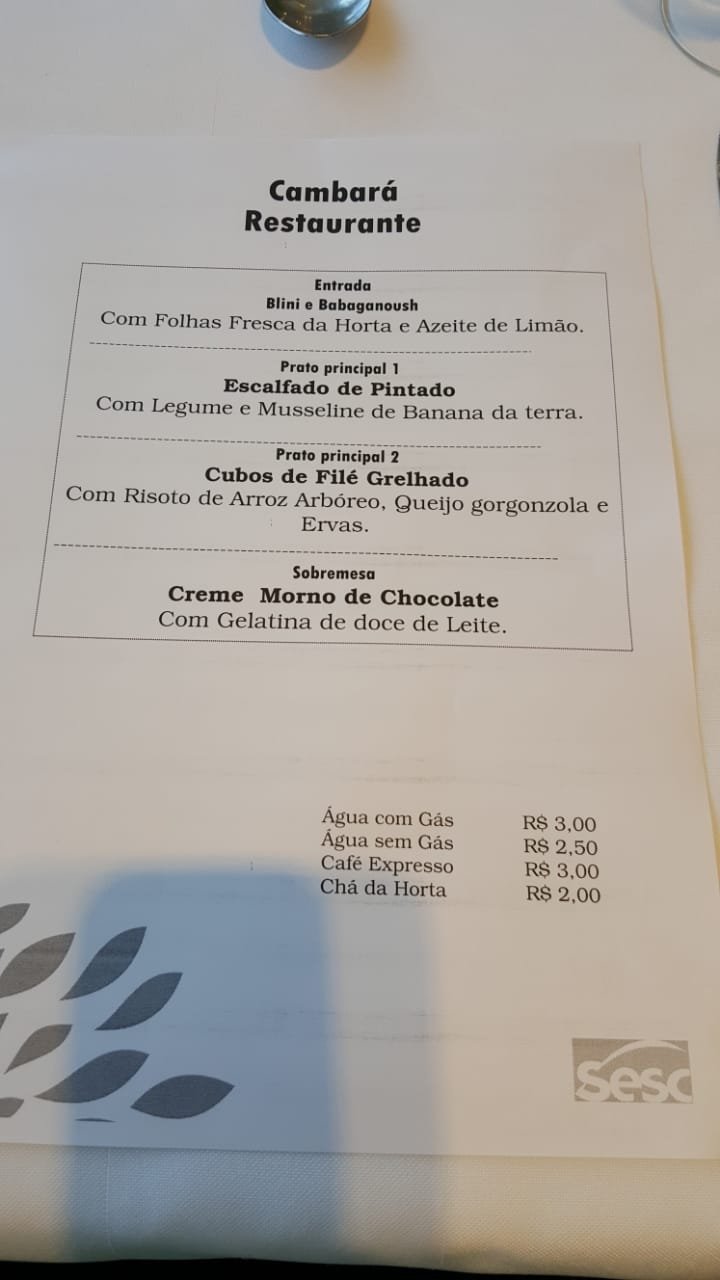 Hotel Sesc Porto Cercado-餐饮