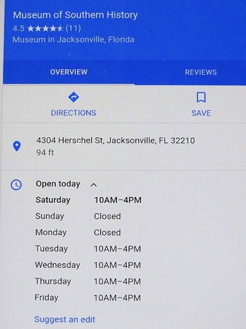 Museum of Southern History-杰克逊维尔必去景点