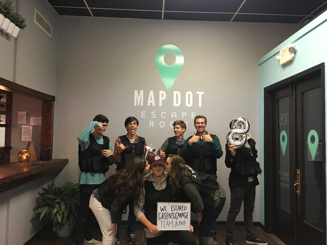 Map Dot Escape Room-Griffin必去景点