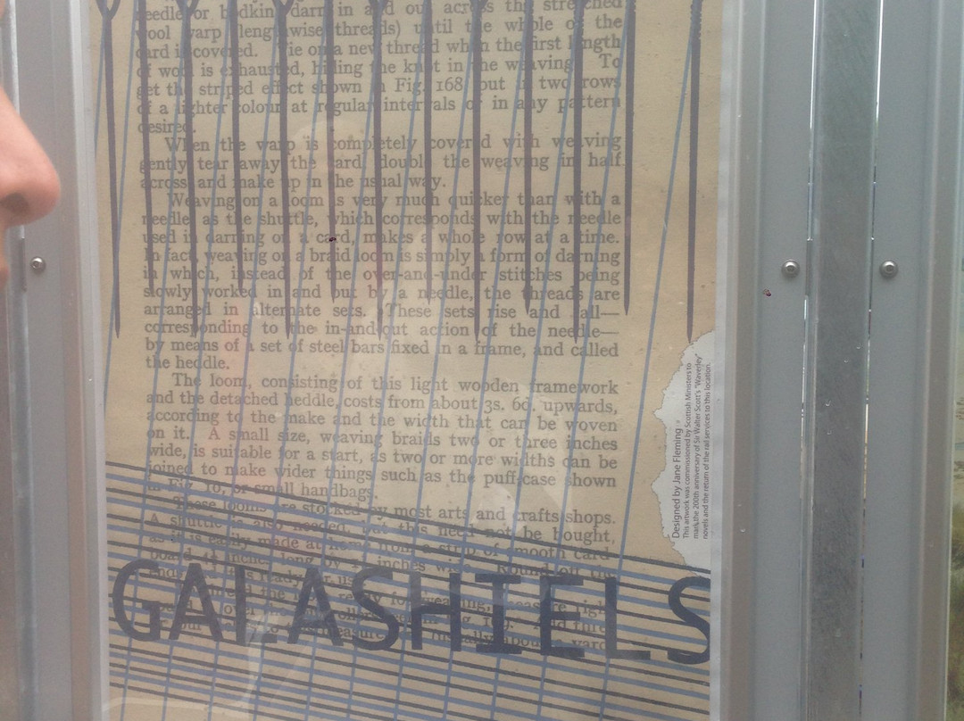 Waverley Line Artwork-Galashiels必去景点