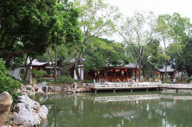 福州西湖公园景点图片