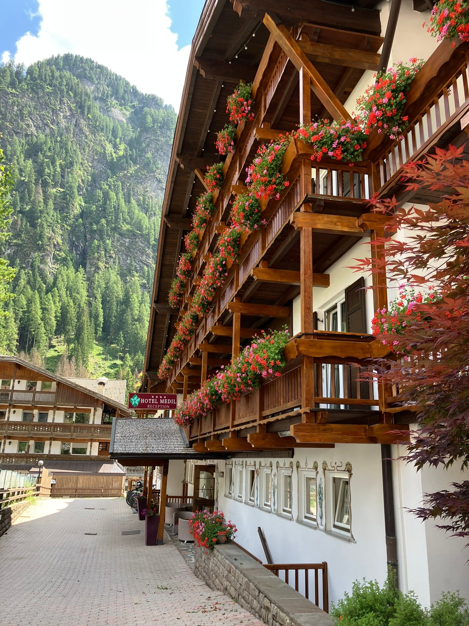 Hotel Medil Campitello-浴室