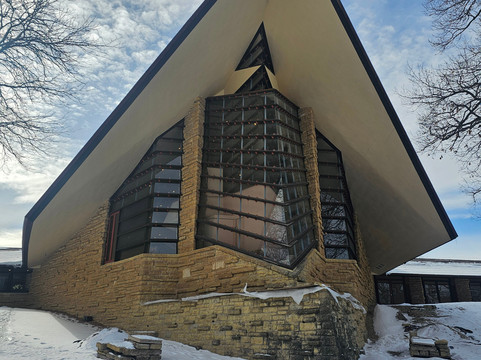 Frank Lloyd Wright's Unitarian Meeting House-麦迪逊必去景点