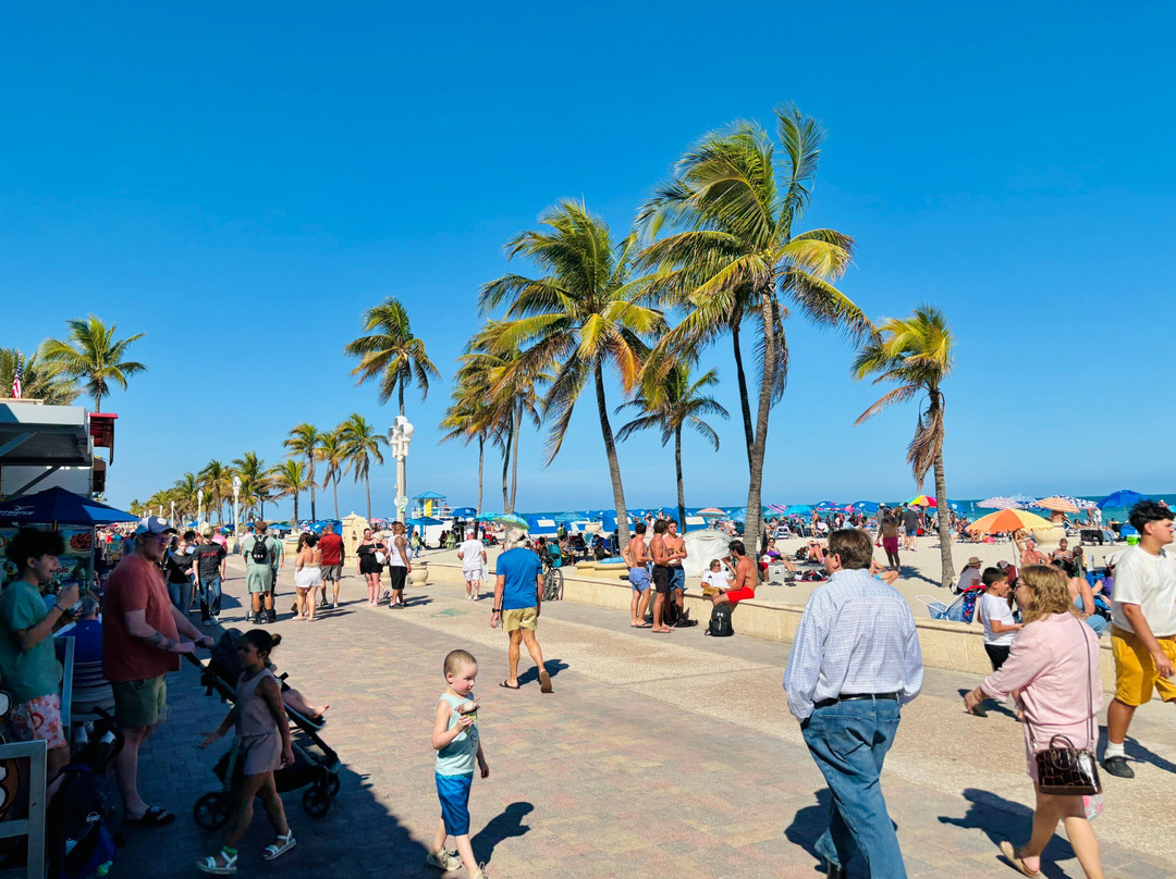 Hollywood Beach Broadwalk-好莱坞必去景点