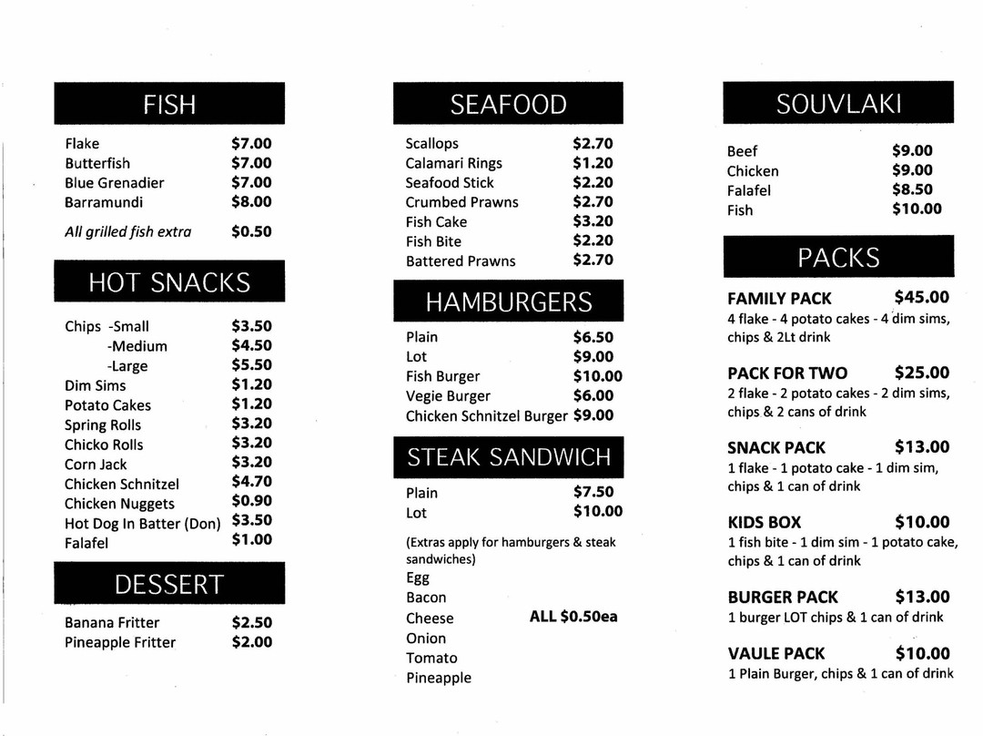 Seddon Fish & Chips Shop