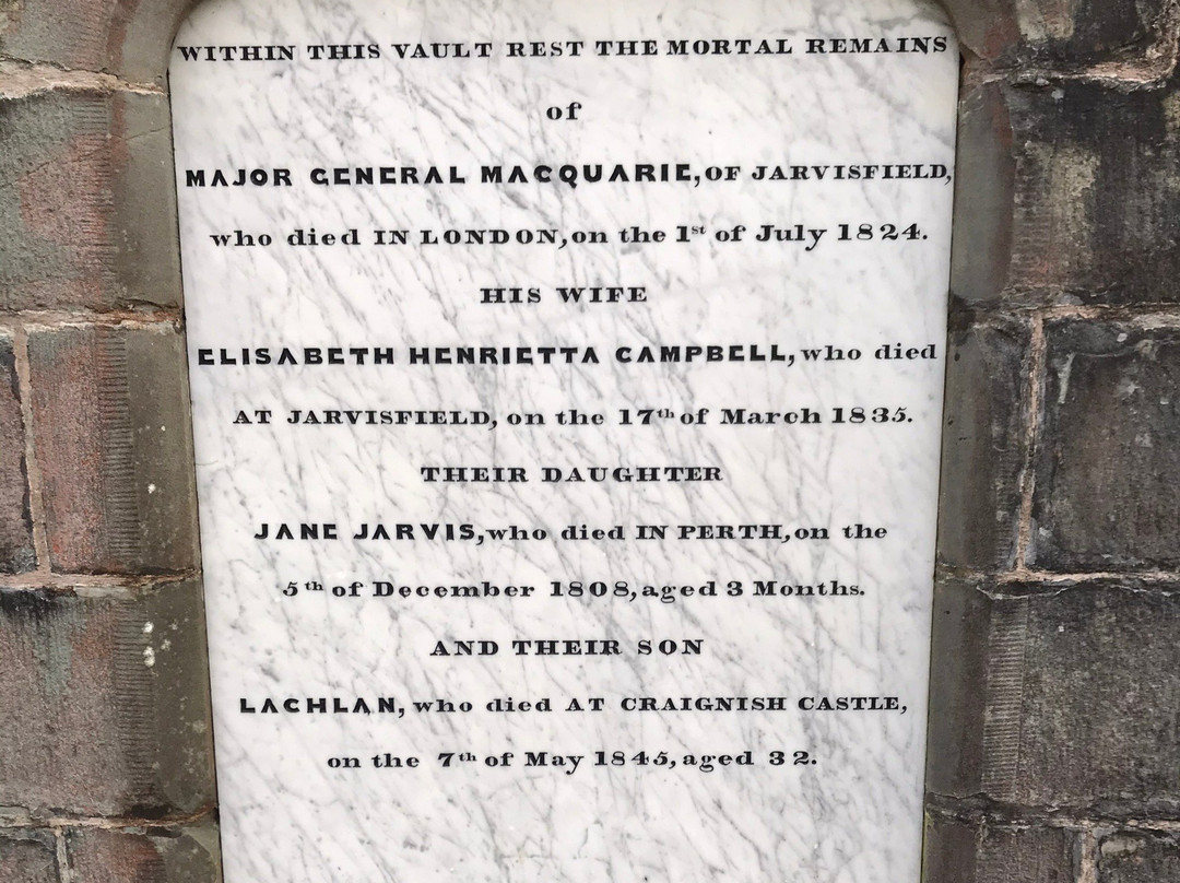 The Macquarie Mausoleum-Gruline必去景点