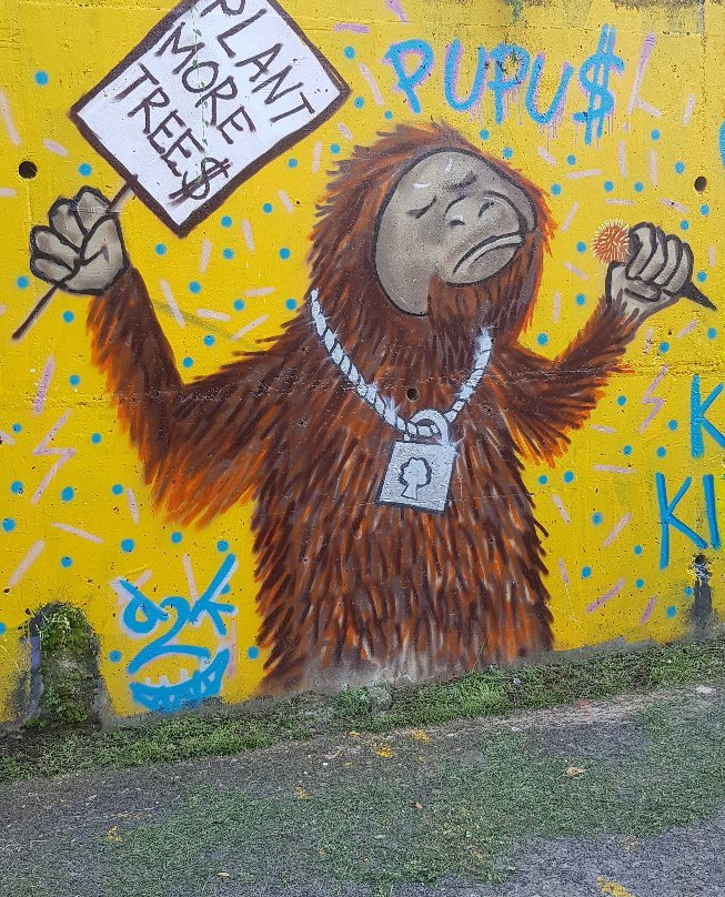 Orang Utan Murals-古晋必去景点