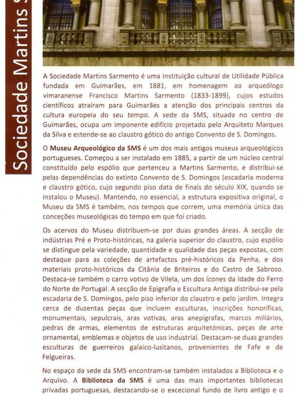 Museu da Sociedade Martins Sarmento-吉马良斯必去景点