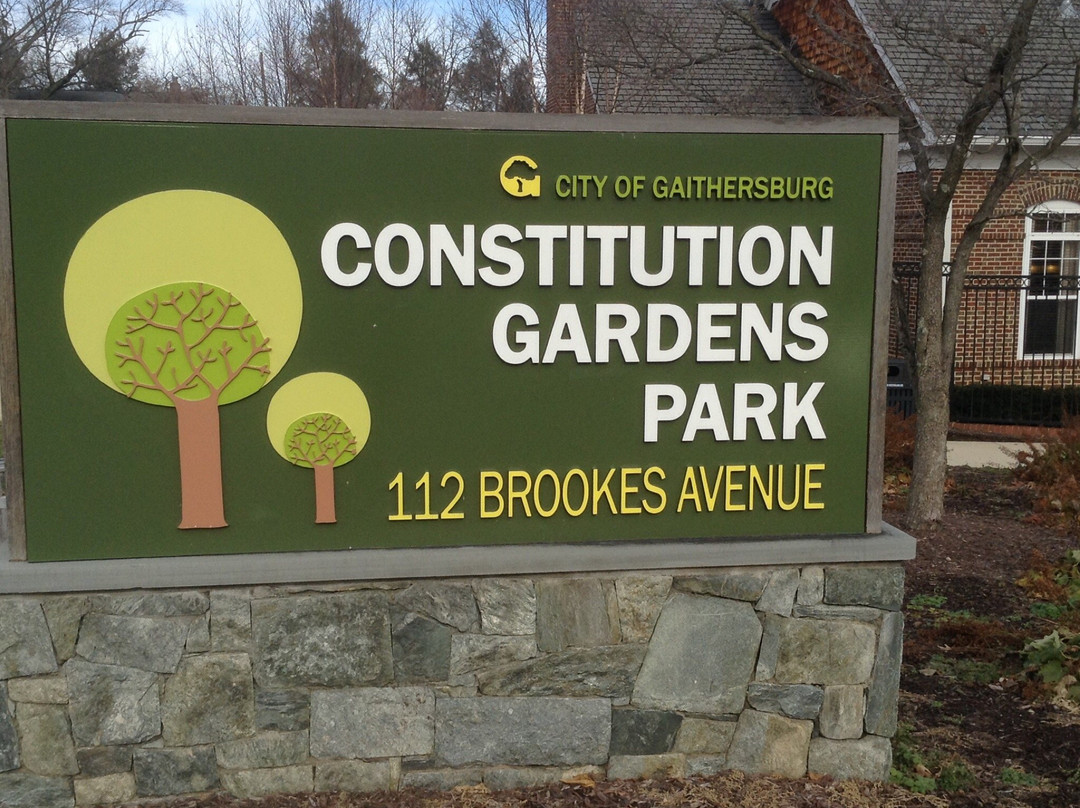 Constitution Gardens Park-盖瑟斯堡必去景点