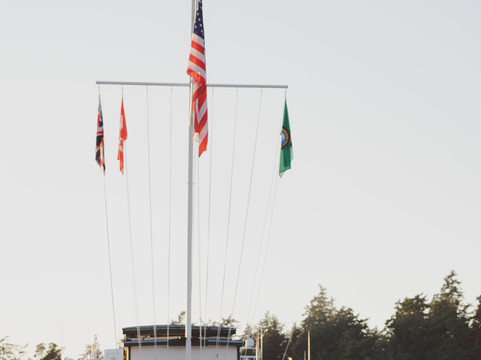 Roche Harbor Colors Ceremony-Roche Harbor必去景点