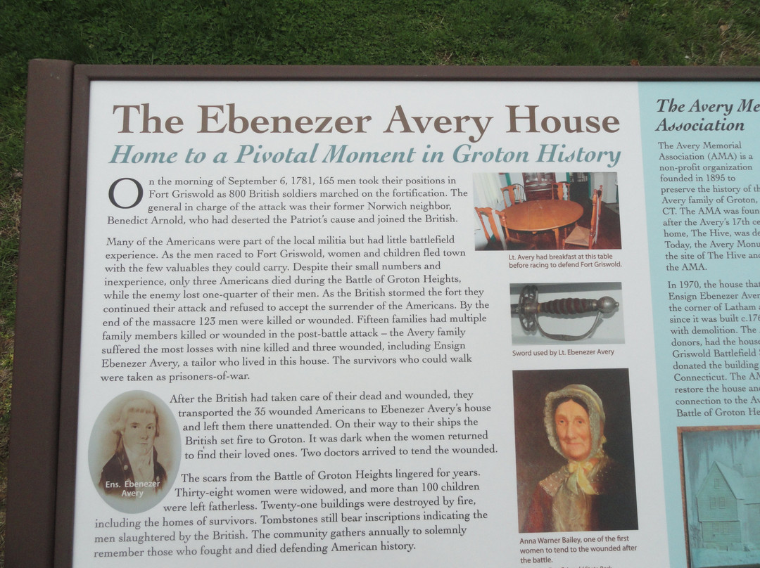 Ebenezer Avery House and Museum-格罗顿必去景点