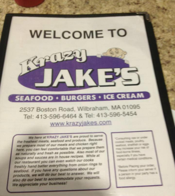 Wilbraham餐馆和美食-Krazy Jake's