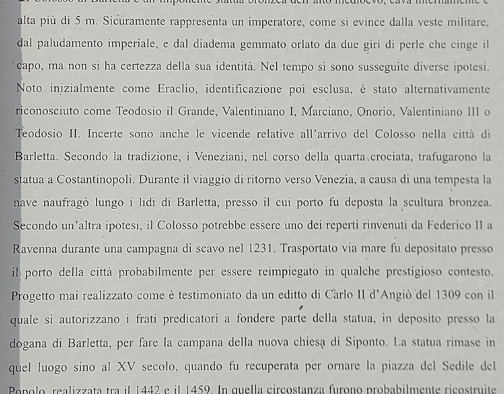 Eraclio - Colosso Di Barletta-Barletta必去景点