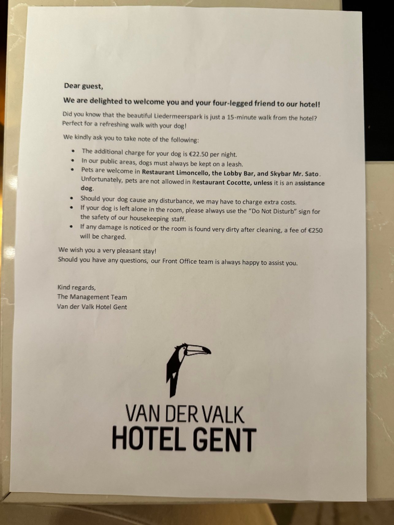 范德瓦尔克亨特酒店-官方