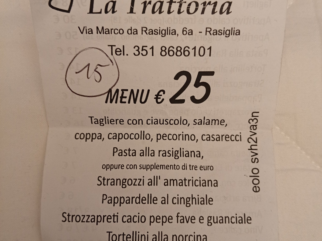 Trattoria Rasigliana