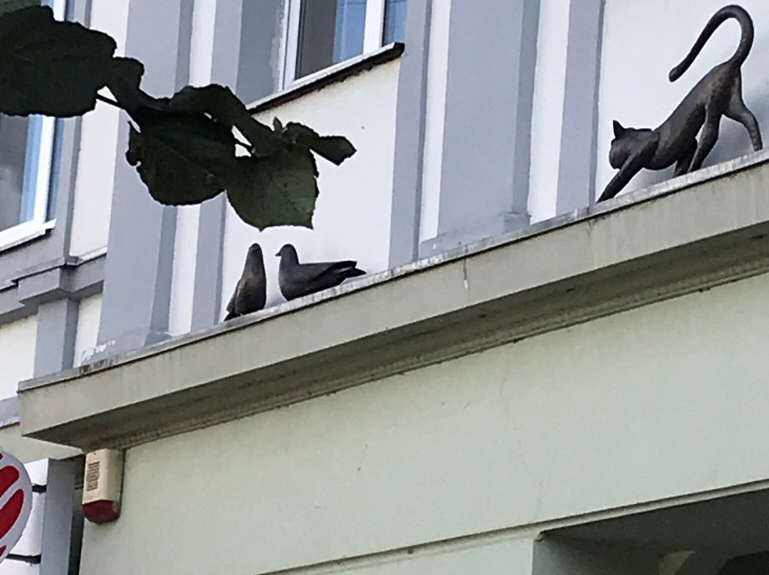 Rukai旅游景点-Cat and Doves on the Cornice