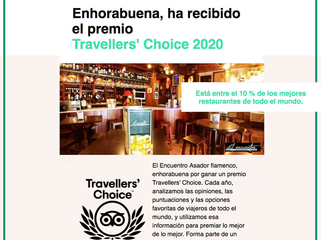 El Encuentro Asador flamenco