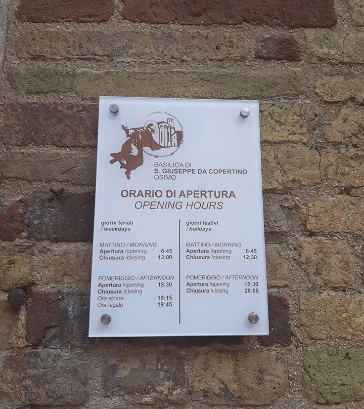 Santuario San Giuseppe da Copertino-奥西莫必去景点