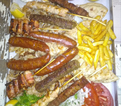 Souvlaki apo Kounia