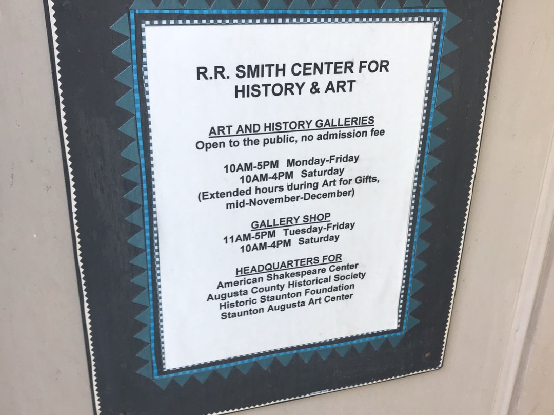 R.R. Smith Center for History & Art-斯汤顿必去景点