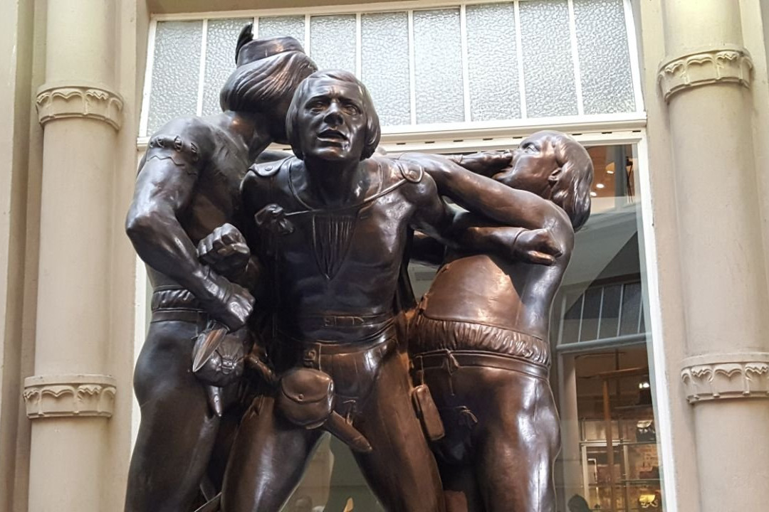 Statue of Mephisto and Faust