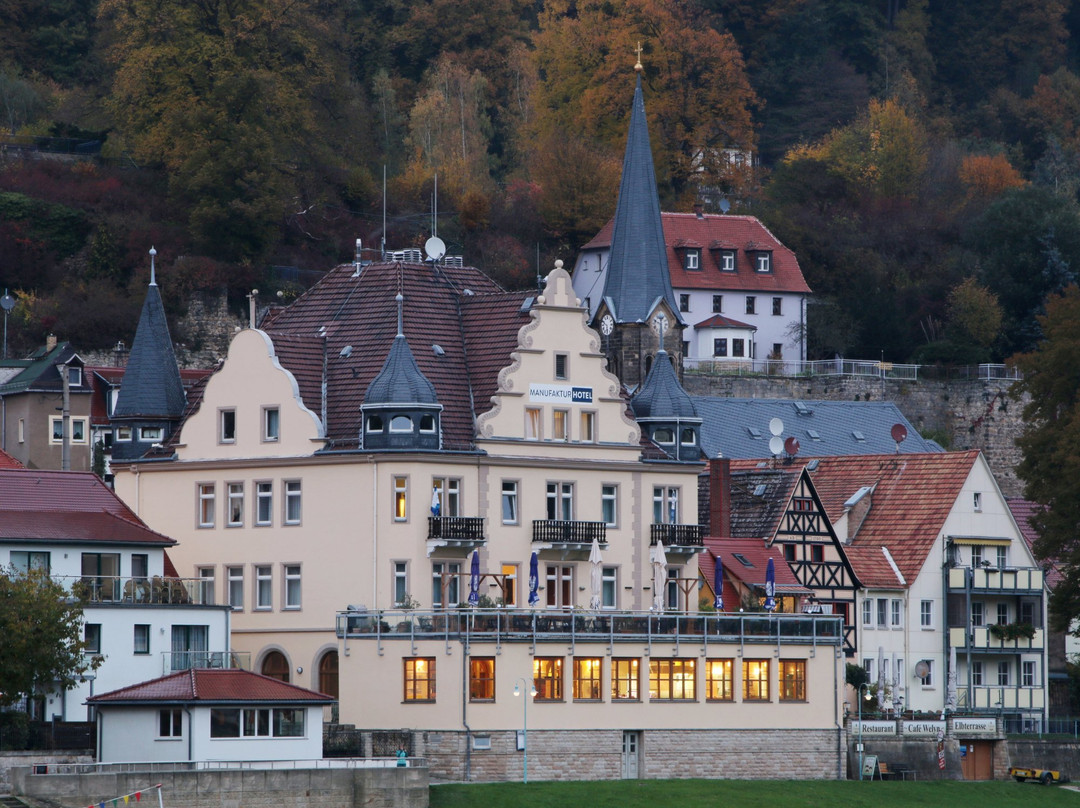 Lohmen酒店住宿-Manufaktur Hotel Stadt Wehlen