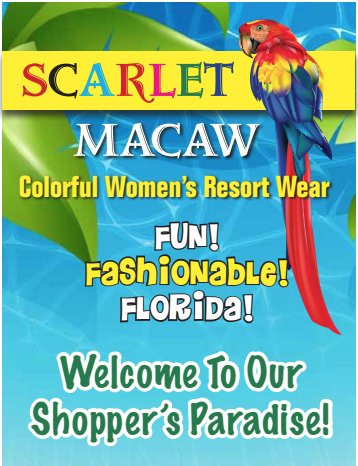 Scarlet Macaw Resort Wear-威尼斯必去景点