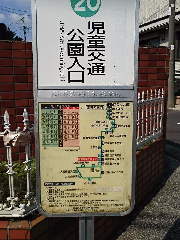 Suginami Jidokotsu Park-杉并区必去景点