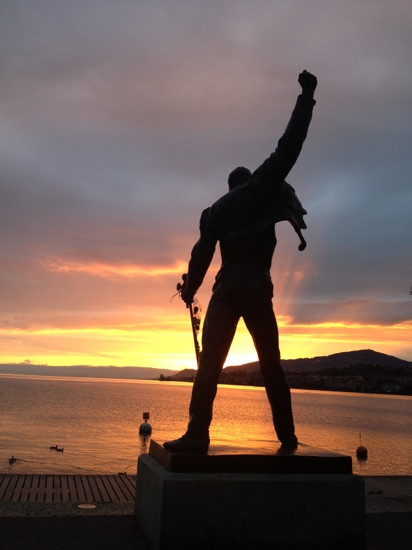 Freddie Mercury Statue-蒙特勒必去景点