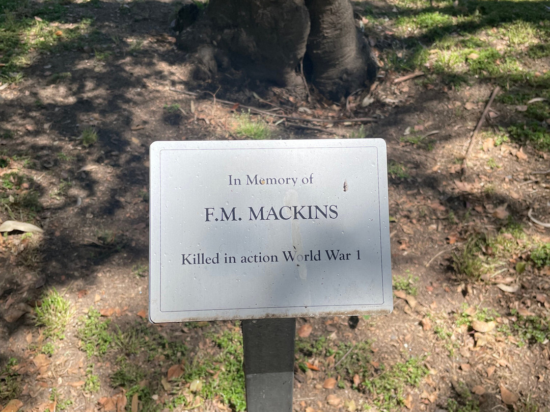 Anzac Grove War Memorial-刚达盖必去景点