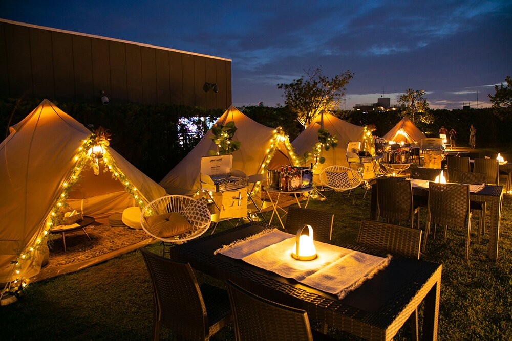 東京スカイツリータウン®の庭 ～空とグランピングとBBQ～