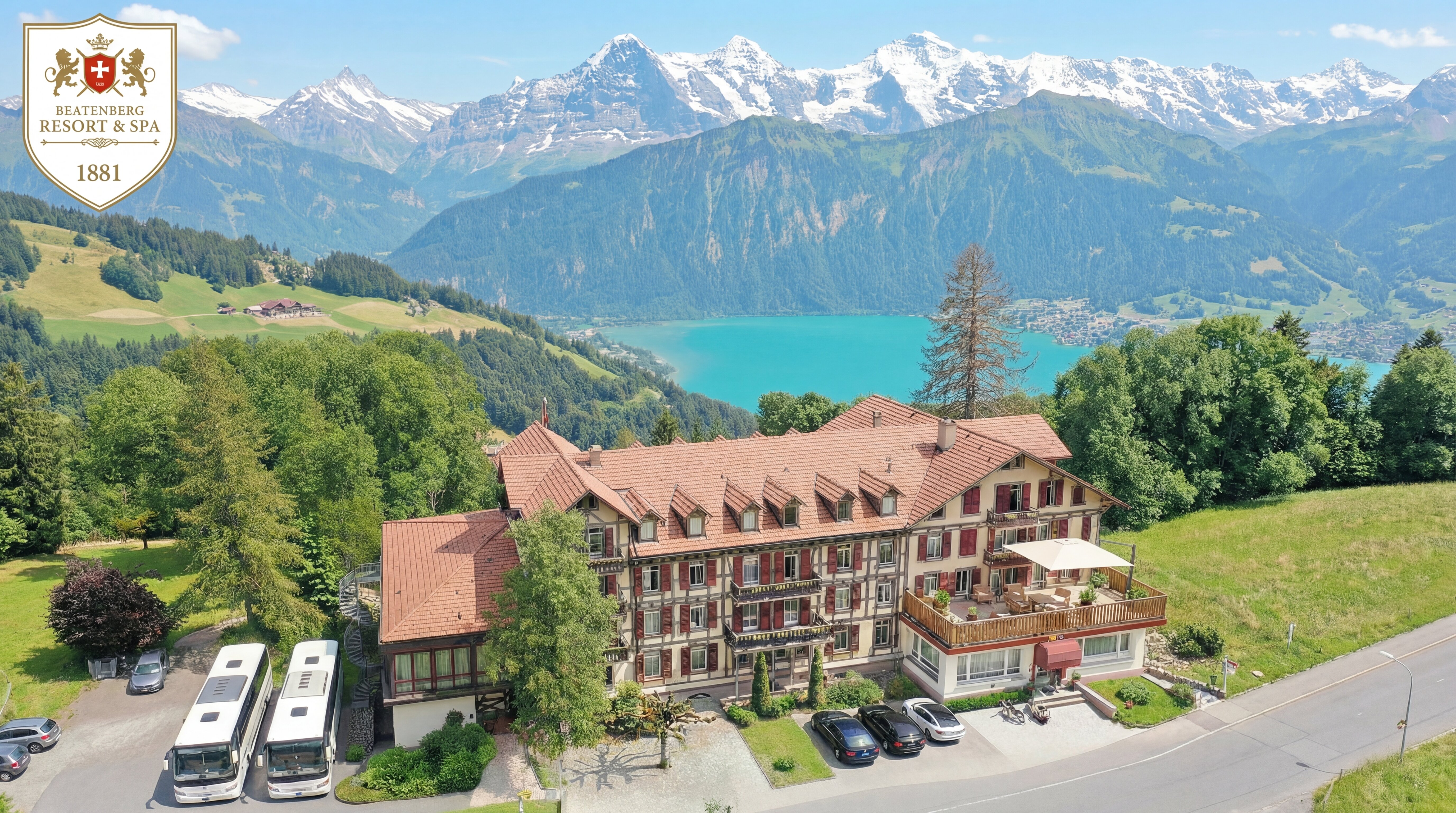 Beatenberg Resort and Spa in Beatenberg Interlaken-浴室