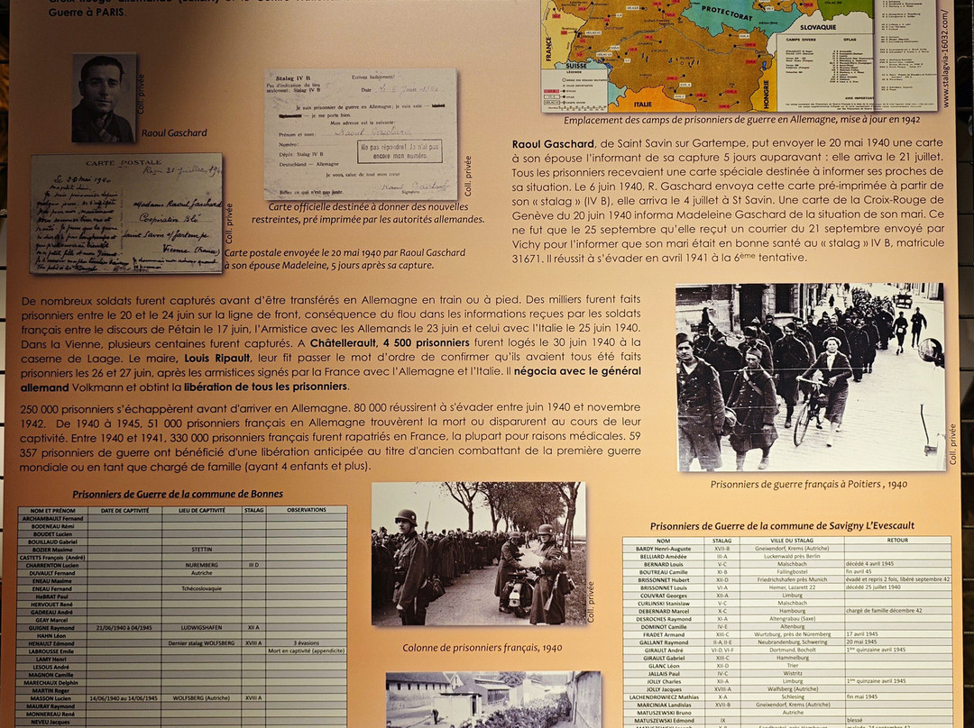 Musée de la Vienne dans la Seconde Guerre Mondiale-Terce必去景点