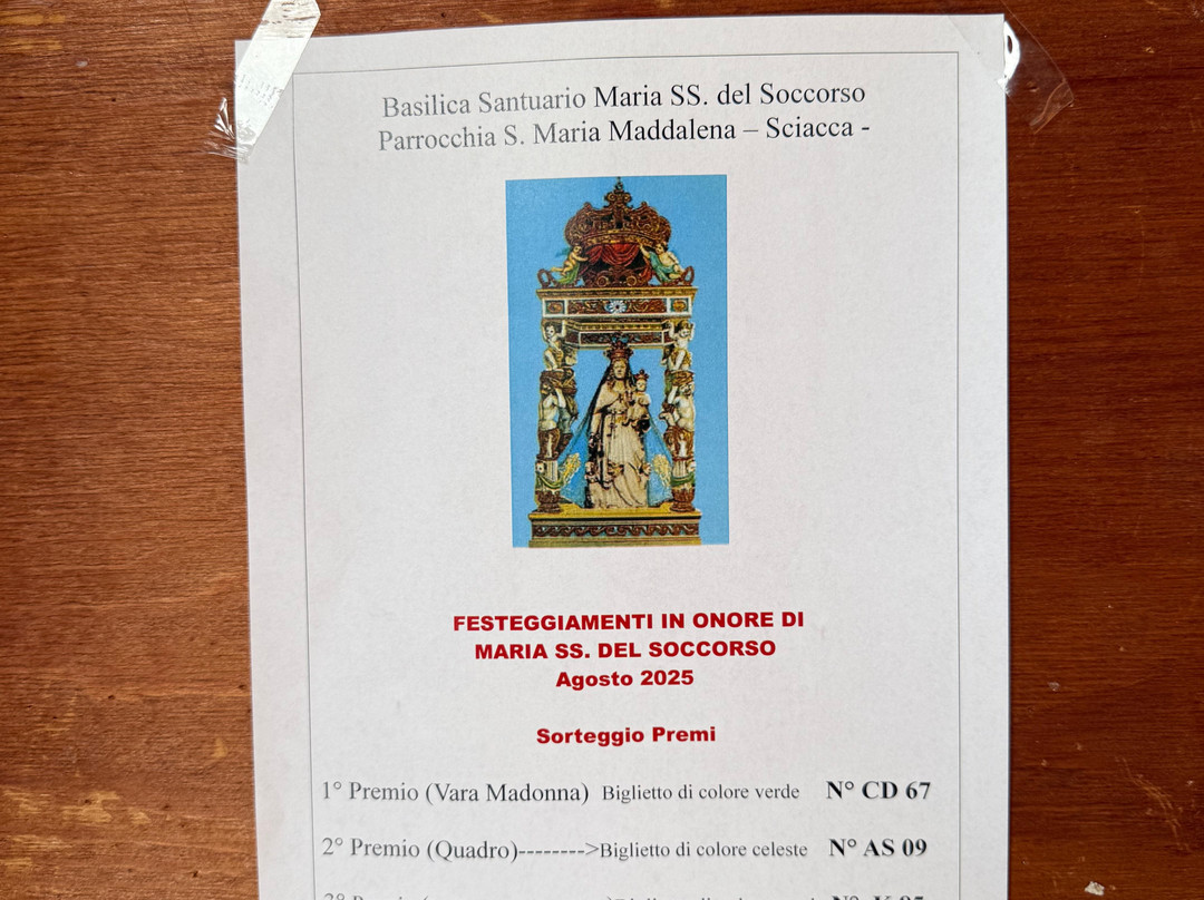 Basilica Maria Santissima del Soccorso-Sciacca必去景点